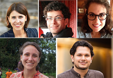 Five recipients of the global mobility fellowship