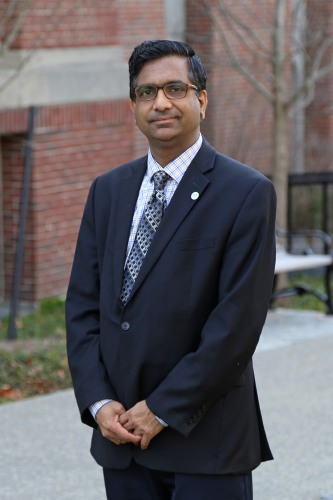 image of Anubhav Tripathi in a suit outside