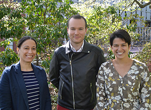 Brown Wheaton Faculty Fellows: (L to R) Karina Santamaria, Federico Zangani and Laura Garbes. Not pictured: Kirun Sankaran