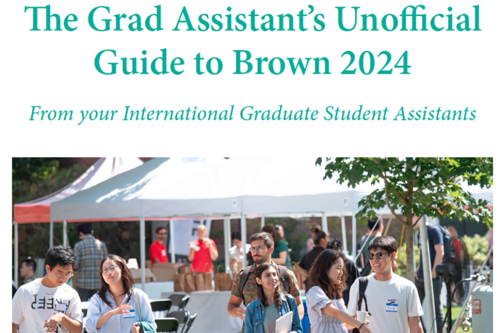 picture of students at orientation on the cover of the Guide