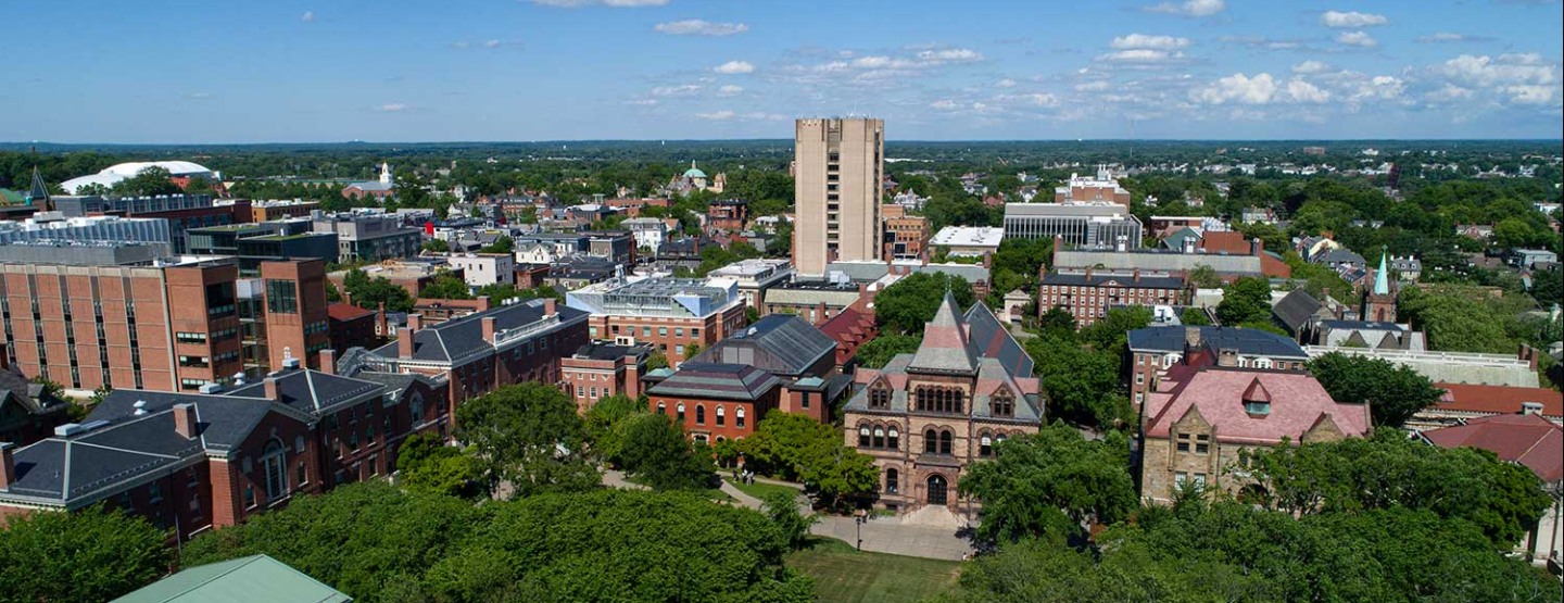 Brown campus from above